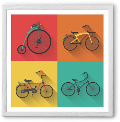 

Hulkut Modern Camera Art Print with white frame 20 * 20 Inches Fine Art Print(22 inch X 1 inch, Framed)