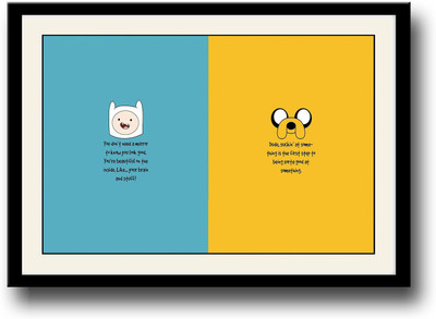 

Cool Inspirational Fine Art Print(10 inch X 14 inch, Framed)