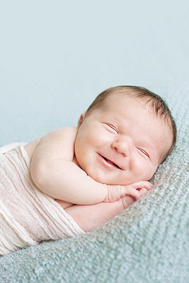 

Child's Love - Happy Sleeping Baby Paper Print(18 inch X 12 inch, Streched)