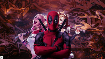

Deadpool Harley quinn Concept Art 4K ON FINE ART PAPER HD QUALITY WALLPAPER POSTER Fine Art Print(19 inch X 13 inch, Rolled)