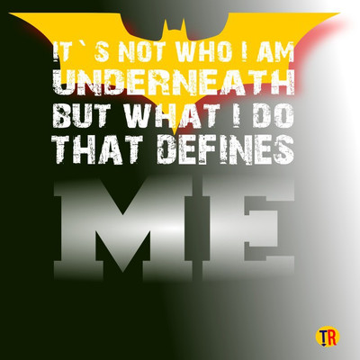 

DEFINES BATMAN Paper Print(12 inch X 12 inch, Rolled)