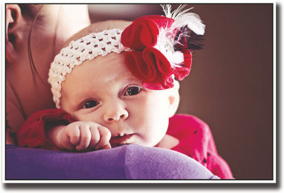 

Cute baby with mother Fine Art Print(12 inch X 18 inch, Rolled)