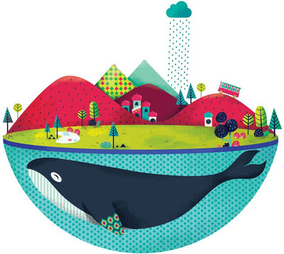 

Whale 24x24inch Fine Art Print(24 inch X 24 inch, Rolled)