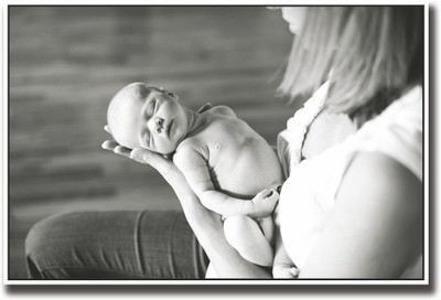 

Newborn baby with mother Fine Art Print(12 inch X 18 inch, Rolled)