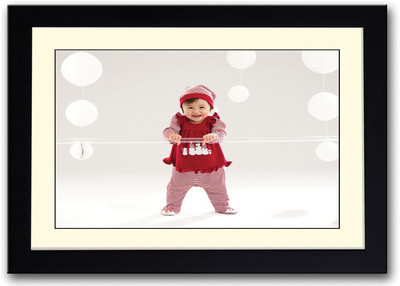 

Cute Baby Girl In Red Fine Art Print(14 inch X 20 inch, Framed)