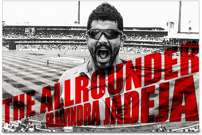 

ShopMantra Ravindra Jadeja Allrounder Paper Print(12 inch X 18 inch)