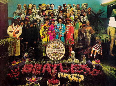 

Posterhouzz The Beatles Sgt Pepper Poster Paper Print(18 inch X 12 inch, Rolled)