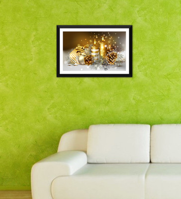 

Tallenge - Christmas Art 2 - Ready To Hang Framed A3 Size Poster Paper Print(17 inch X 12 inch, Framed)