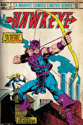 

Hawkeye poster (Officially Licensed) Paper Print(36 inch X 24 inch, Rolled)
