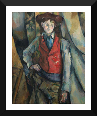 

Tallenge Modern Masters Collection - Boy in a Red Waistcoat by Paul Cézanne - Premium Quality A3 Size Framed Poster Paper Print(17 inch X 12 inch, Framed)
