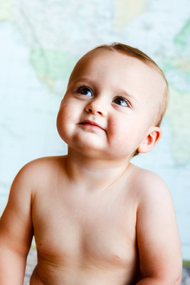 

Child's Love - Cute Baby (47) Paper Print(18 inch X 12 inch, Streched)
