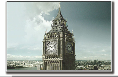 

Posterhouzz The Big Ben in London Fine Art Print(12 inch X 18 inch, Rolled)