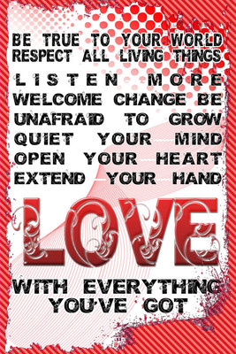 37% OFF on Love Everything Paper Print(18 inch X 12 inch, Rolled) 37% OFF on Love Everything Paper Print(18 inch X 12 inch, Rolled)