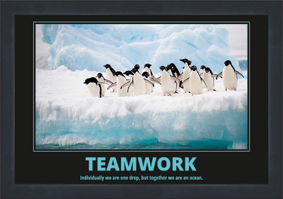 

Motivational Poster Extra Large with 1" broad Frame Fine Art Print(18 inch X 26 inch, Framed)