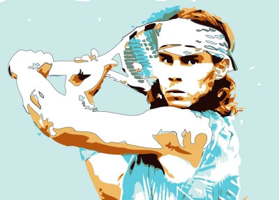 

Rafael Nadal - Shot Paper Print(17 inch X 24 inch, Rolled)