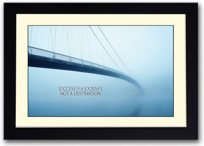 

Success is a journey not a destination Fine Art Print(14 inch X 20 inch, Framed)