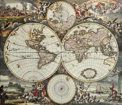 40% OFF on Vintage World Map - 01 Paper Print(18 inch X 21 inch, Rolled) 40% OFF on Vintage World Map - 01 Paper Print(18 inch X 21 inch, Rolled)