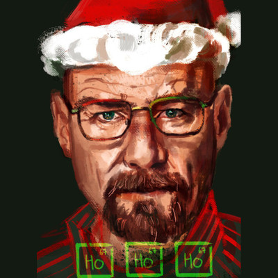 

Breaking Bad Christmas - Medium Size Ready To Frame Rolled Digital Art Print On Photographic Paper(18 inch X 18 inch, Rolled)