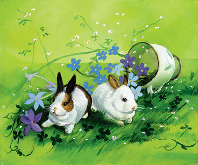 20% OFF on Two Rabbits Canvas Art(9 inch X 12 inch) 20% OFF on Two Rabbits Canvas Art(9 inch X 12 inch)