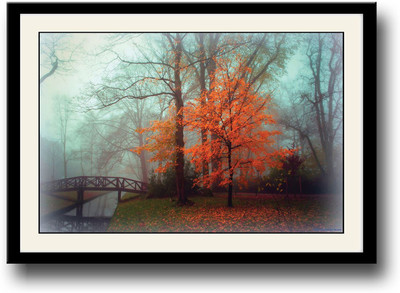 

Park and Fog Fine Art Print(10 inch X 14 inch, Framed)