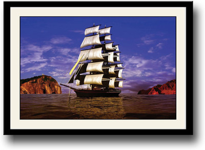 

Beautiful Ship Fine Art Print(10 inch X 14 inch, Framed)