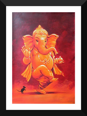 

Tallenge - Mangalmurti Ganpati - Framed A3 Size Poster Paper Print(17 inch X 12 inch, Framed)