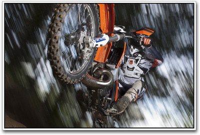 

KTM Bike Stunt Paper Print(12 inch X 18 inch)