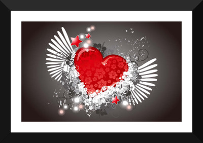 

Tallenge - Valentine’s Day Gift - Sweet Heart - Premium Quality A3 Size Framed Poster Paper Print(17 inch X 12 inch, Framed)