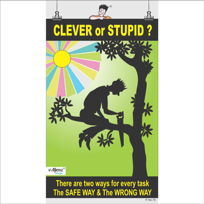 

Office Poster-Cleverness Paper Print(26 inch X 14.22 inch, Rolled)