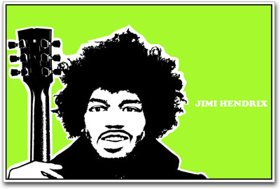 

Jimi Hendrix Photographic Paper(12 inch X 18 inch)