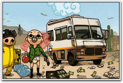 

Breaking Bad funny Paper Print(12 inch X 18 inch)