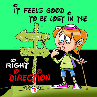 

RIGHTDIRECTION Paper Print(12 inch X 12 inch, Rolled)