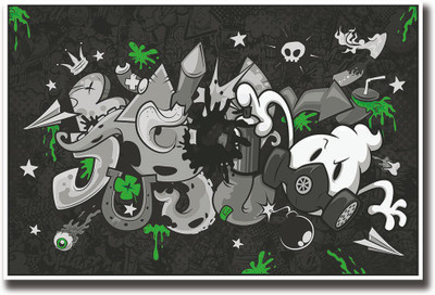 

Abstract character with mask Fine Art Print(12 inch X 18 inch, Rolled)