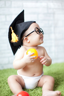 

Child's Love - Graduate Baby Paper Print(18 inch X 12 inch, Streched)
