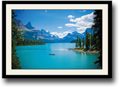 

Boating in Lake Fine Art Print(10 inch X 14 inch, Framed)