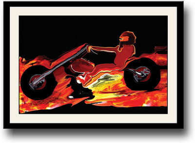 

Artistic Bike AFP0471 Fine Art Print(10 inch X 14 inch, Framed)