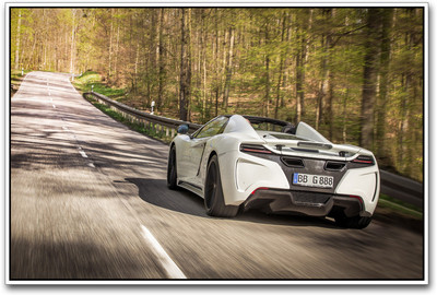 

White Mclaren Supercar Paper Print(12 inch X 18 inch)