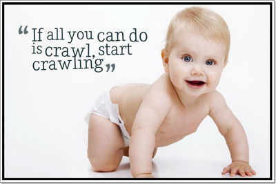 

Posterhouzz Baby Crawling (Quotes) Poster Paper Print(12 inch X 18 inch, Rolled)