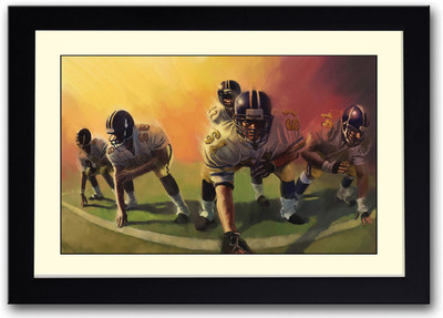 

American Football Fine Art Print(14 inch X 20 inch, Framed)