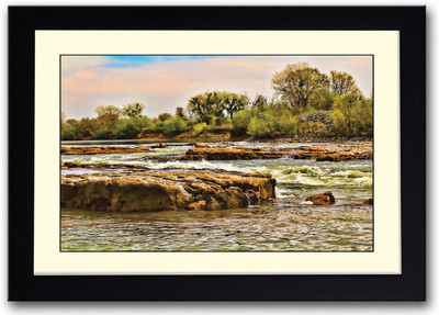 

Beautiful River Fine Art Print(14 inch X 20 inch, Framed)