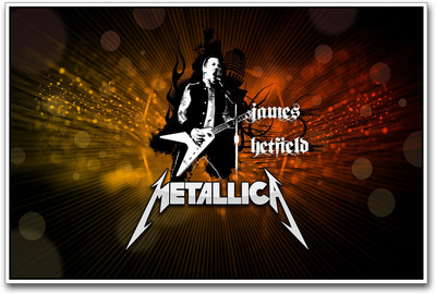 

Metallica Guitarist James Hetfield Paper Print(12 inch X 18 inch)