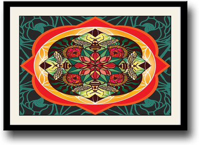 

Abstract colored art Fine Art Print(10 inch X 14 inch, Framed)