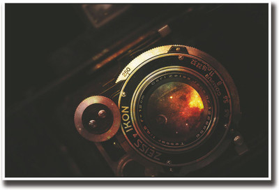 

Lens of a Vintage camera Fine Art Print(12 inch X 18 inch, Rolled)