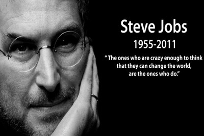 

TMS Steve Jobs- Change the World Paper Print(12 inch X 18 inch, Rolled)