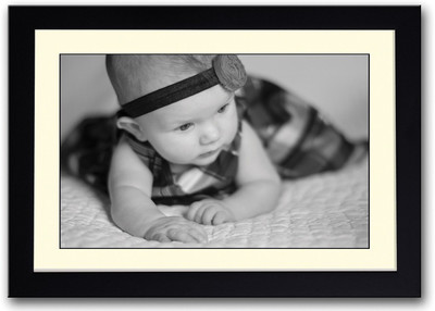 

Baby Girl B&W Fine Art Print(14 inch X 20 inch, Framed)