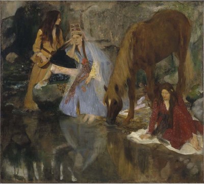 

Modern Masters Collection - Portrait of Mlle Fiocre in the Ballet "La Source" by Edgar Degas - Medium Size Ready To Frame Rolled Digital Art Print On Photographic Paper(18 inch X 18 inch, Rolled)