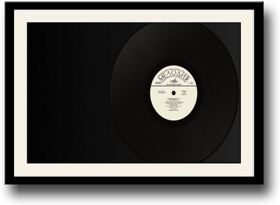 

Vinyl record music Fine Art Print(10 inch X 14 inch, Framed)