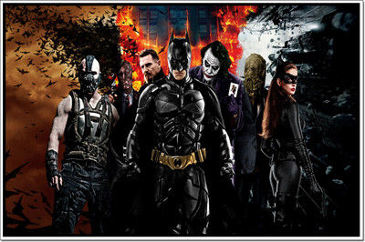 

Posterhouzz Batman Poster Fine Art Print(12 inch X 18 inch, Rolled)