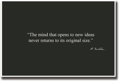 

Albert Einstein new ideas quote Fine Art Print(12 inch X 18 inch, Rolled)