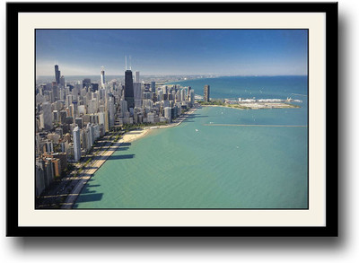 

Chicago Fine Art Print(10 inch X 14 inch, Framed)
